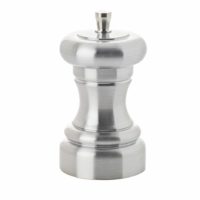 MARLUX ZUMBA PEPPER MILL 10CM S/STEEL