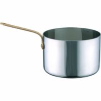 Chef Inox Miniatures-Saucepan 90X45Mm18/10 With Brass Handle