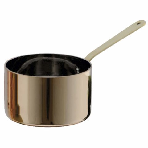 Chef Inox Miniatures-Saucepan 50X30Mm Copper With Brass Handle