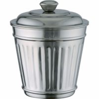 Chef Inox Miniatures-Trash Can Ribbed 90X120Mm 18/8