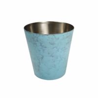 Chef Inox Miniatures-Patina Blue Pot S/S Interior 65X65Mm