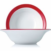 Royal Porcelain Maxadura Resonate Sweet/Fruit Bowl  Red Band