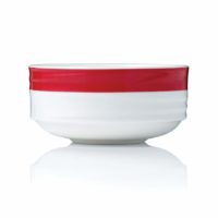 Royal Porcelain Maxadura Resonate Stackable Bowl  Red Band