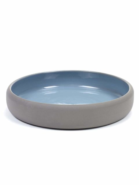 Serax Dusk Blue Plate Round Deep 205X35Mm