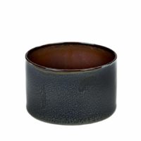 Serax Round Cylinder Dark Blue/Rust Low 75X50Mm