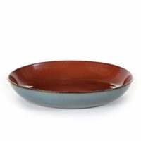 Serax Round Pasta Plate Rust/Smokey Blue 235X45Mm