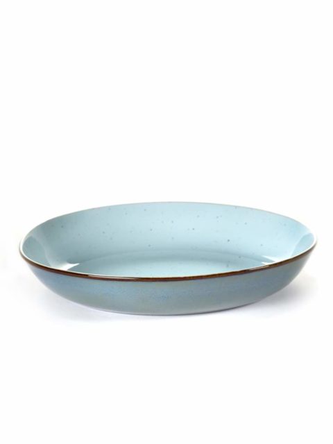 Serax Round Pasta Plate Light Blue/Smokey Blue 235X45Mm