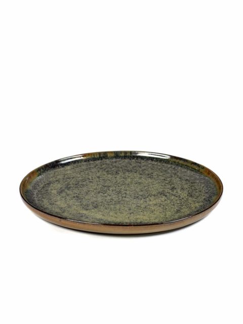 Serax Round Plate Surface Indi Grey Medium 240X15Mm