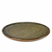 Serax Round Plate Surface Indi Grey Large 270X15Mm