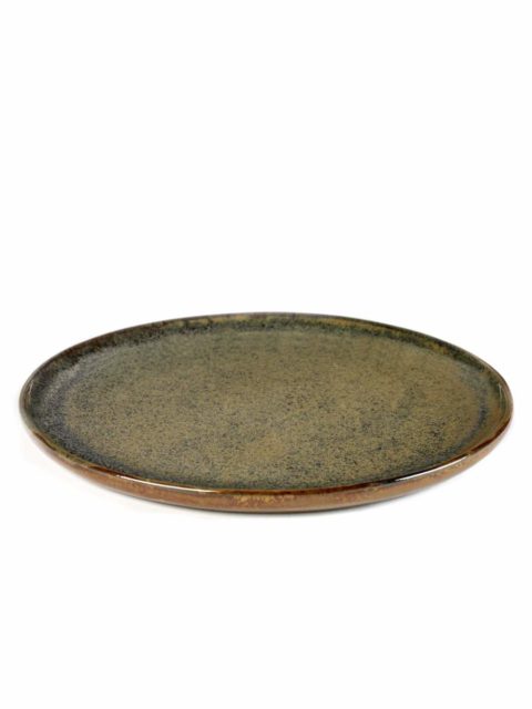 Serax Round Plate Surface Indi Grey Large 270X15Mm