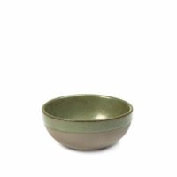 Serax Round Bowl Surface Grey/Camogreen Small 90X40Mm