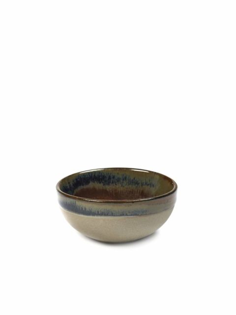 Serax Round Bowl Surface Gris/Rusty Brown Small 90X40Mm