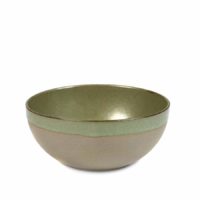 Serax Round Bowl Surface Small Camogreen 150X65Mm