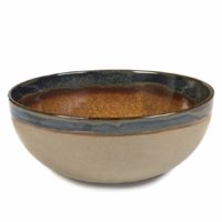 Serax Round Bowl Surface Large Rusty Brown 235X95Mm