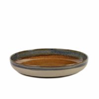 Serax Round Flared Platter Surface Rusty Brown 320X55Mm