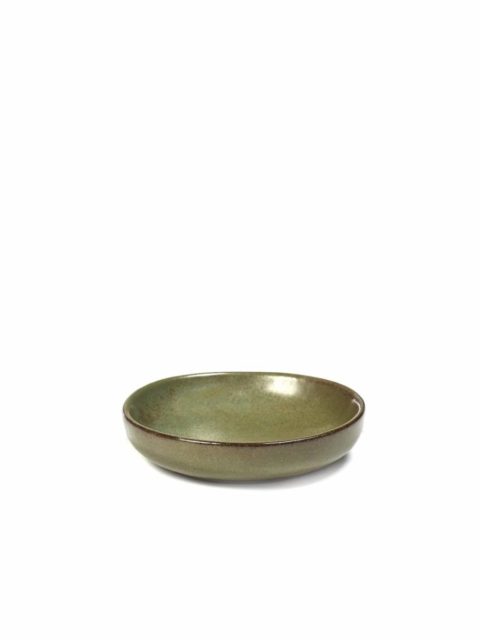 Serax Round Olive/Sauce Dish Surface Camogreen 90X20Mm