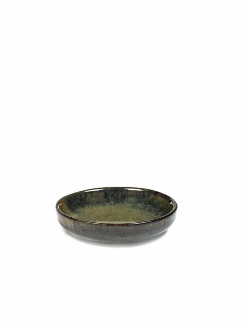 Serax Round Olive/Sauce Dish Surface Indi Grey 90X20Mm