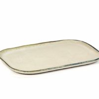 Serax Merci Rectangular Plate Off White  230mm x 150mm