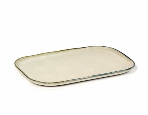 Serax Merci Rectangular Plate Off White  230mm x 150mm