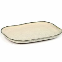 Serax Merci Rectangular Plate Off White  145mm x 105mm