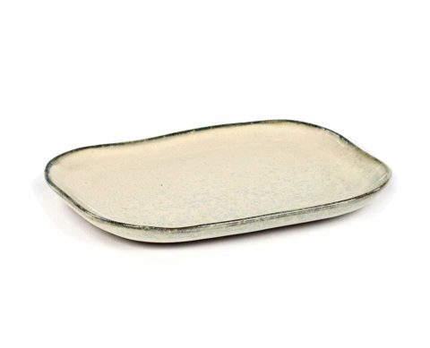 Serax Merci Rectangular Plate Off White  145mm x 105mm