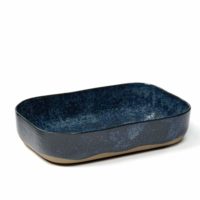 Serax Merci Deep Rectangular Bowl Blue/Grey