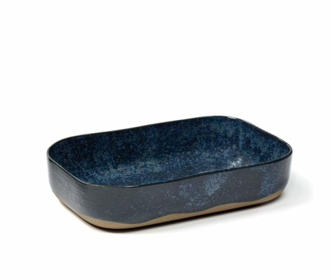 Serax Merci Deep Rectangular Bowl Blue/Grey