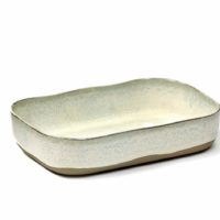 Serax Merci Deep Rectangular Bowl Off White  230mm x 150mm