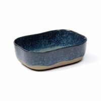 Serax Merci Deep Rectangular Bowl Blue/Grey