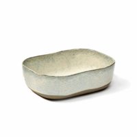 Serax Merci Deep Rectangular Bowl Off White  145mm x 105mm