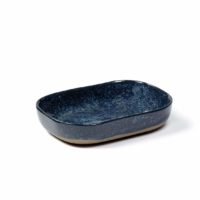 Serax Merci Deep Rectangular Bowl Blue/Grey