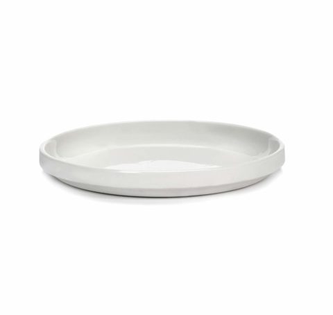 Serax Passe-Partout Round Plate Low Matt White