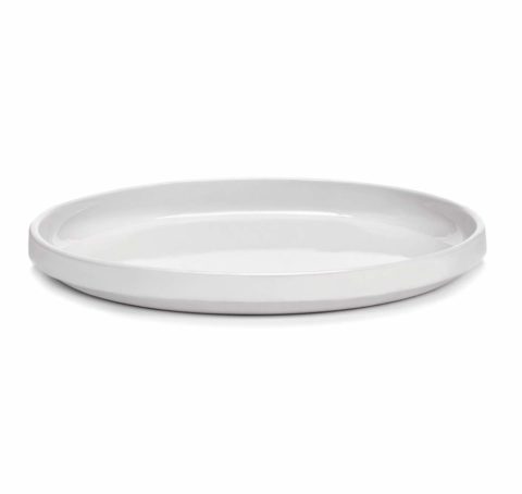 Serax Passe-Partout Round Plate Low Matt White