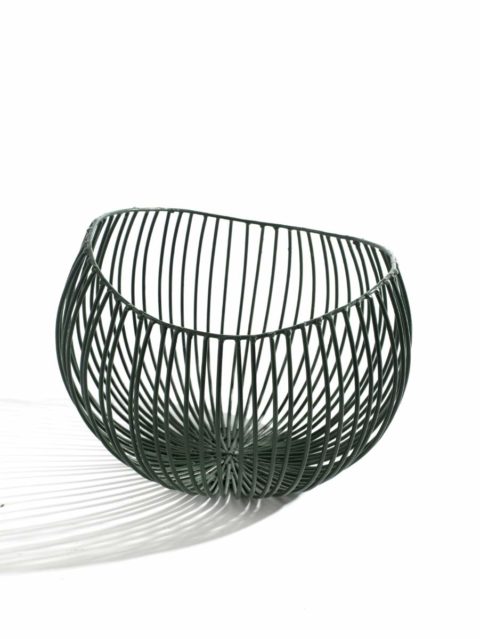 Serax Wire Basket Green Small 230X200X160Mm