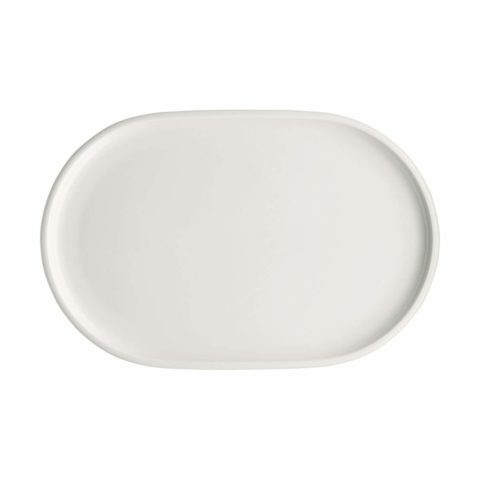 Schonwald Shiro White Platter Coupe Oval  300mm x 194mm