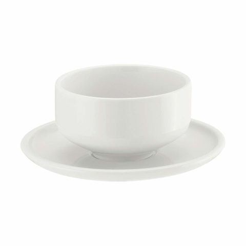 Schonwald Shiro White Cup and Saucer Café au Lait