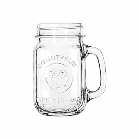 Drink Jar - Embossed - 488ml