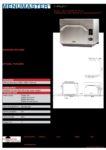 cover page of the Menumaster MXP5221TLT Accelerated Cooking Oven specification sheet pdf